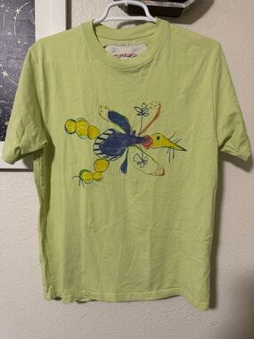 Story mfg. Gentle Fullness Graphic T-Shirt Size S– 100% Organic Cotton